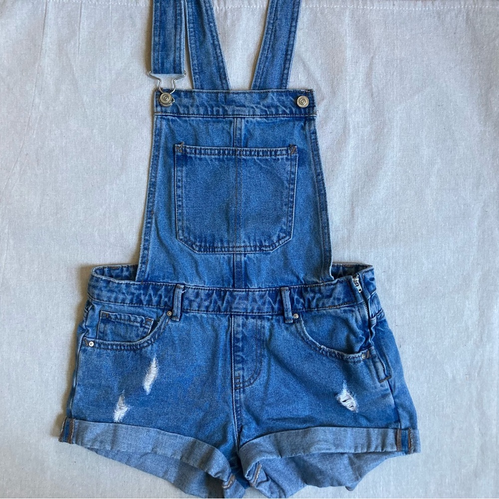 Denim Co. Blue Overalls